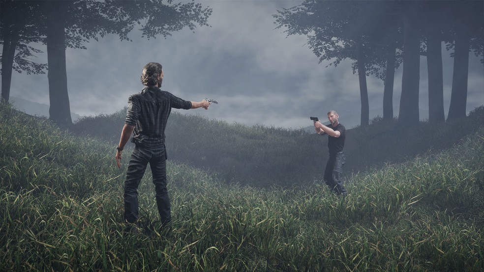 Durante momentos cruciais da história de The Walking Dead: Destinies jogadores podem alterar o rumo dos eventos com interessantes ramificações — Foto: Reprodução/Steam