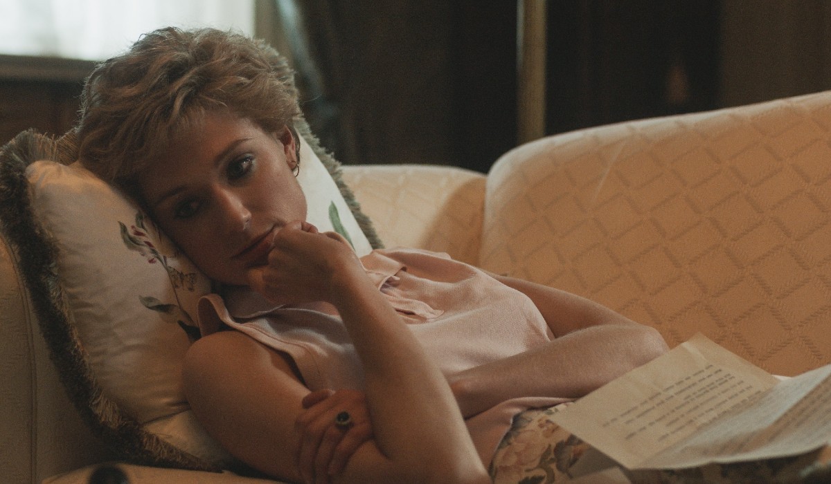 Elizabeth Debicki, que fez O Grande Gatsby, como Princesa Diana — Foto: Divulgação/Netflix