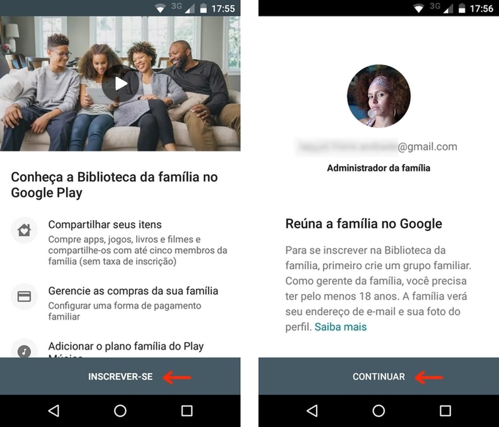 Google Play vai permitir que você compartilhe filmes e apps com a família -  Grupo DM3