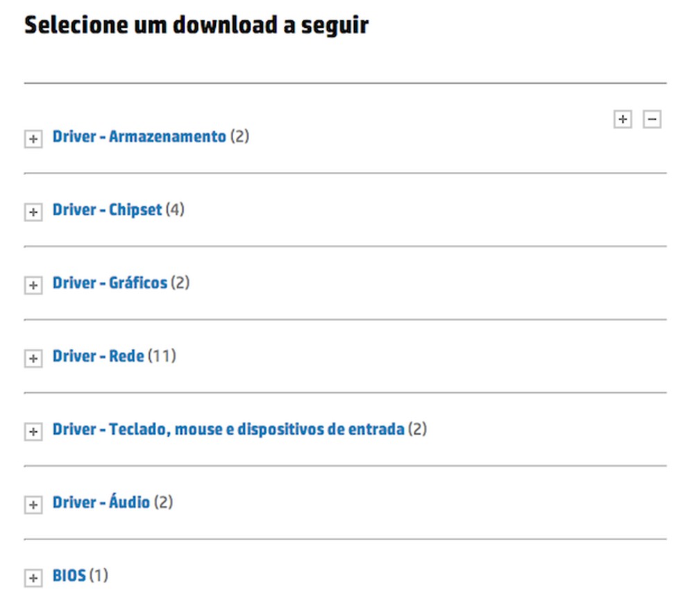 Como atualizar drivers dos notebooks da HP?