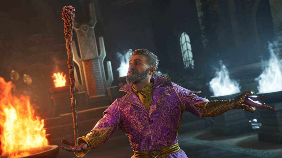 Os personagens não jogáveis em The Elder Scrolls 4: Oblivion Remastered foram melhorados e ganharam novas falas, mas mantêm sua essência — Foto: Reprodução/Steam