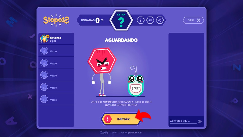 Como jogar Stop (adedonha) online com amigos