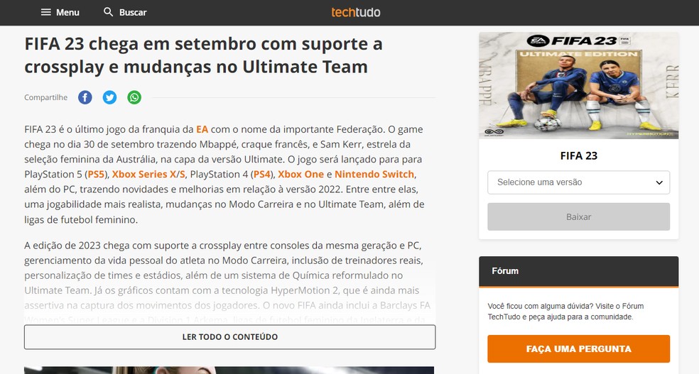FIFA 23 - Code in a Box - PC - Compra jogos online na
