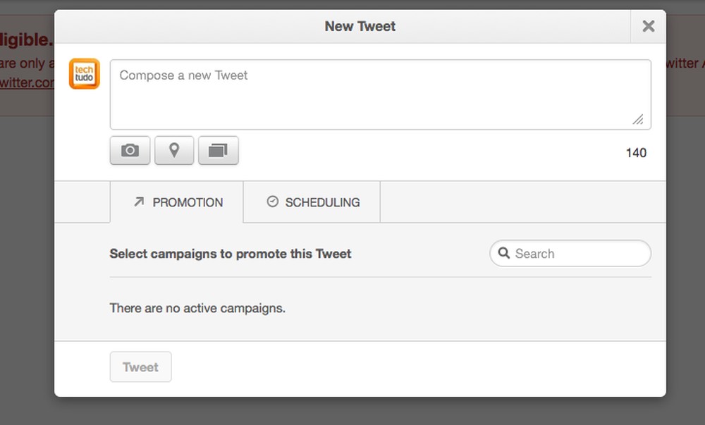Como agendar posts no Twitter de graça com a ferramenta de anúncios