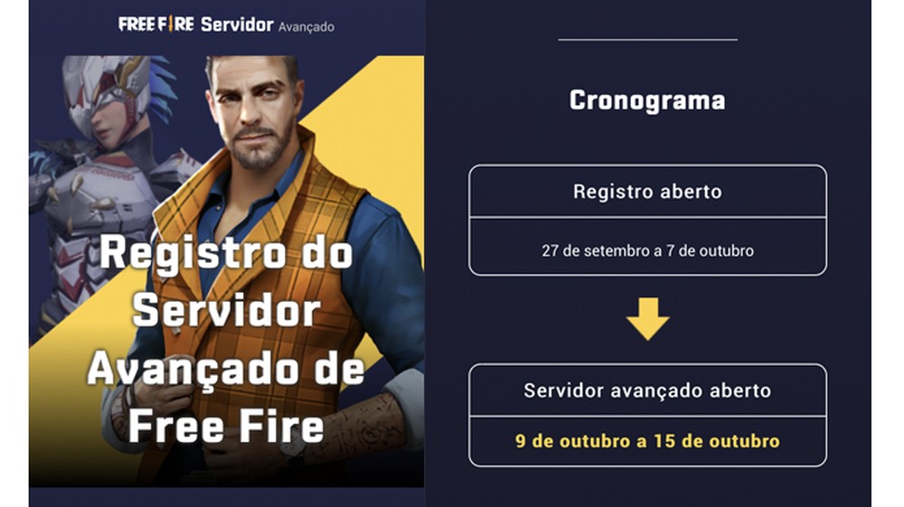 Free Fire: Garena libera Servidor Avançado; veja se você pode acessar