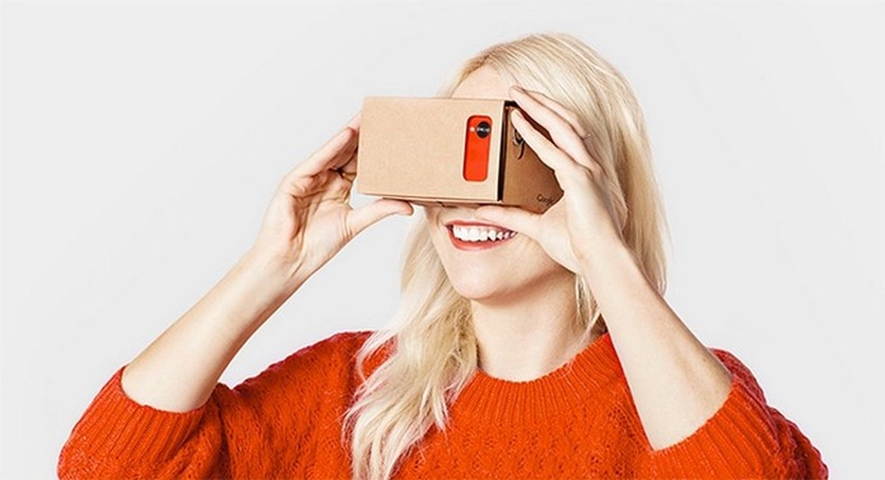 Google Cardboard, óculos de realidade virtual feito de papelão (Foto: Divulgação/Google) — Foto: TechTudo