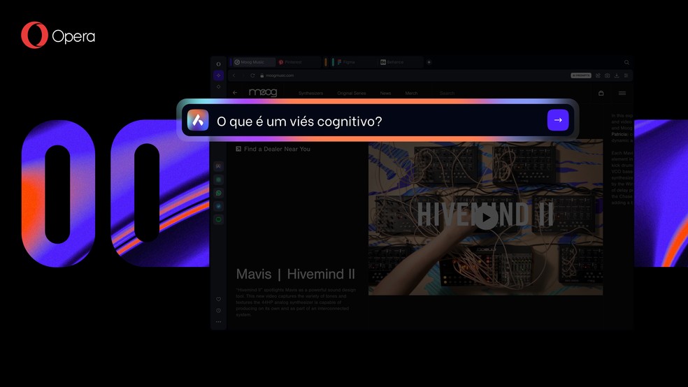 IA do navegador, Conversar com a IA no Opera