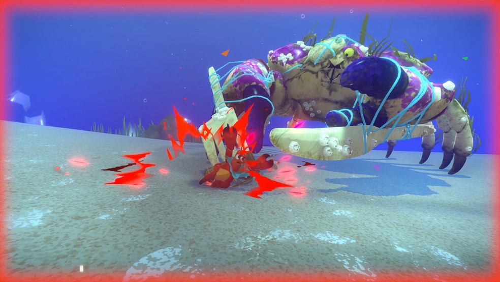 Another Crab's Treasure traz um gameplay estilo Dark Souls mais fácil para jogadores que não estão acostumados com o gênero — Foto: Reprodução/Steam