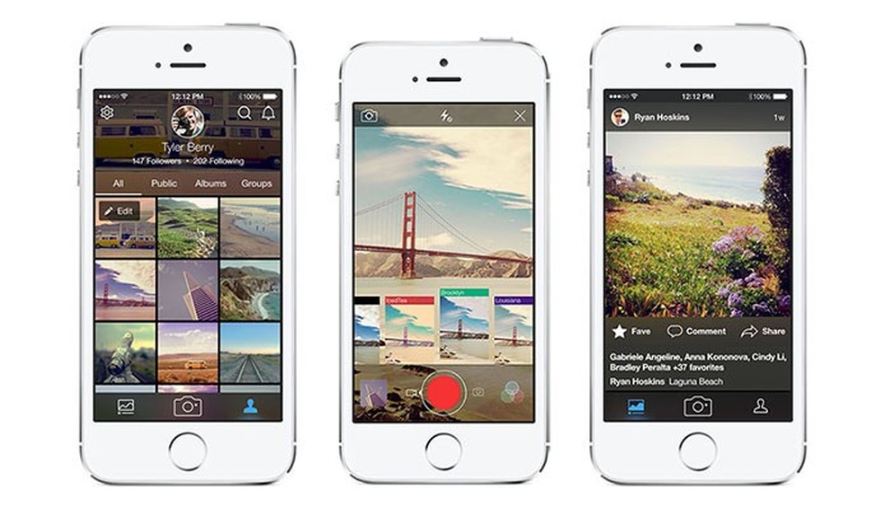 Flickr ganha função de vídeo e design parecido com Instagram (Foto: Divulgação/Yahoo) — Foto: TechTudo