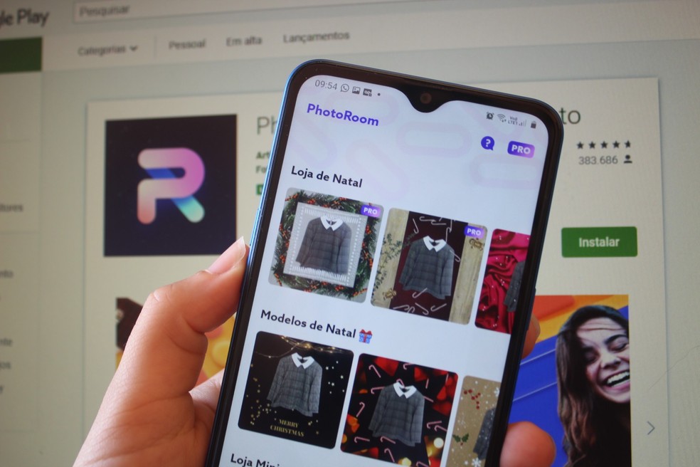 Photoroom tem como principal recurso a remoção de fundo das imagens  — Foto: TechTudo