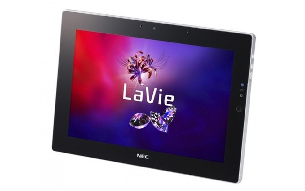 NEC LaVie Touch LT550/FS, um tablet Windows com dock e DVD