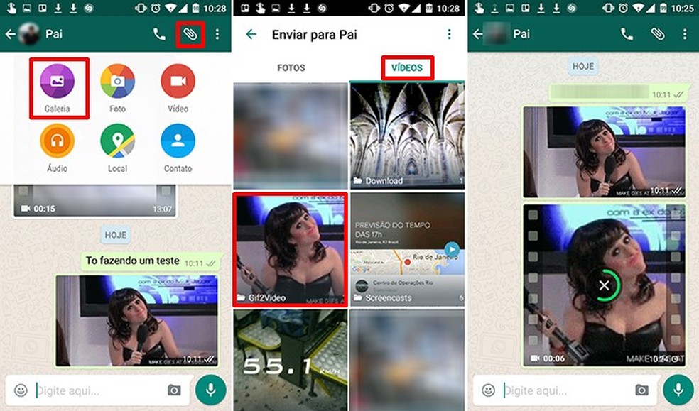 Vídeo: como criar/enviar GIFs pelo WhatsApp ou usando o Atalhos