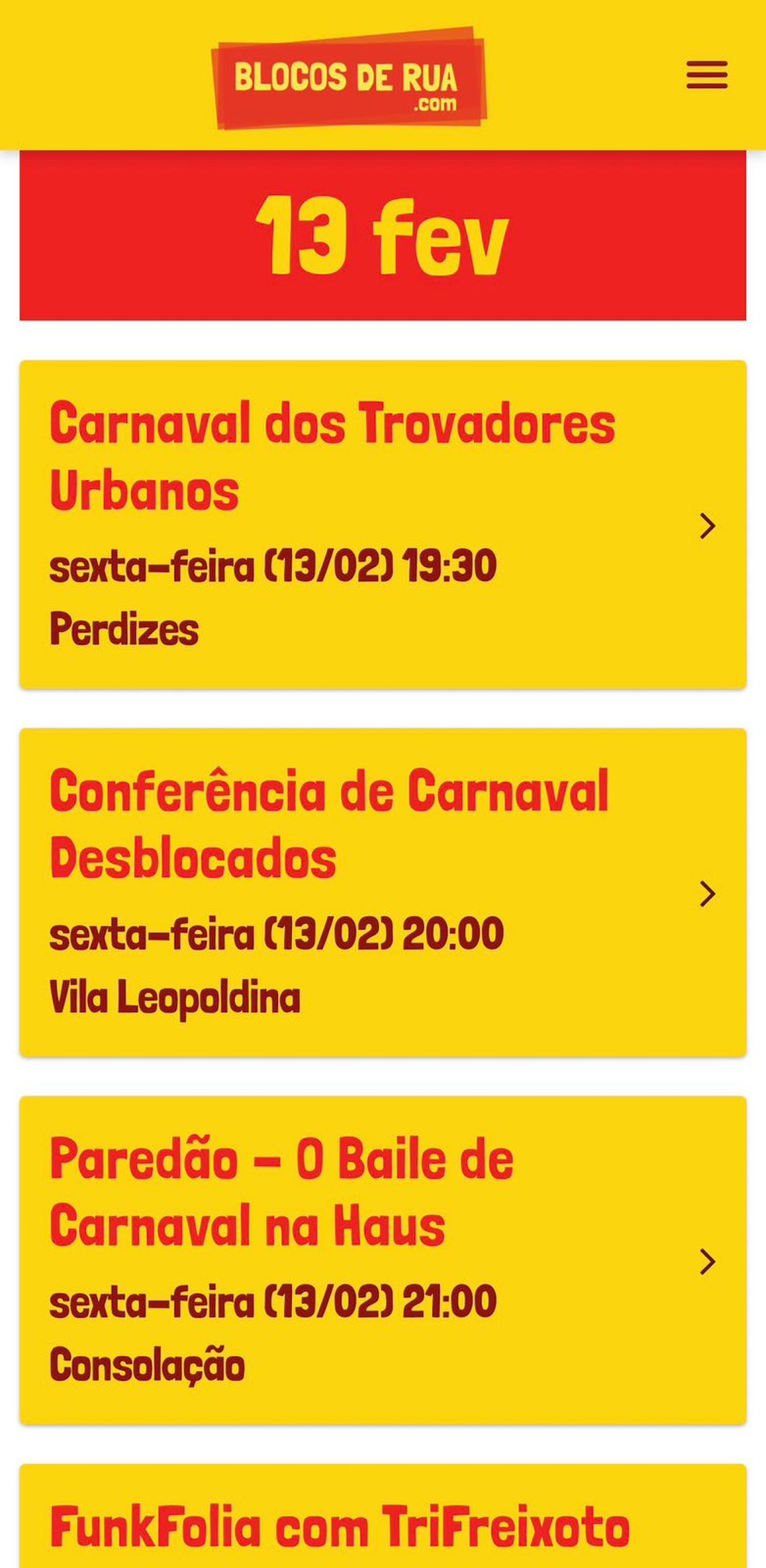  Reprodução / Bloco de Rua