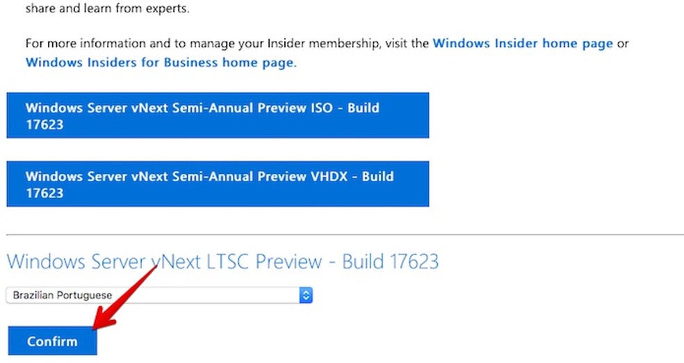 Como baixar o Windows Server 2019 Preview