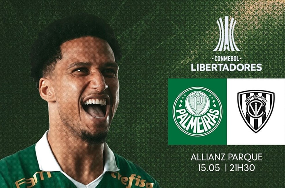 Palmeiras x Independiente del Valle ao vivo: duelo pela Libertadores 2024 tem transmissão online e de graça no Globoplay — Foto: Reprodução/Facebook Palmeiras