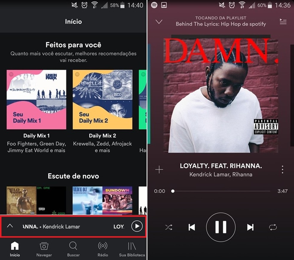 Tradução de letras no Spotify - Mobile e Wearables - Tecnoblog Comunidade