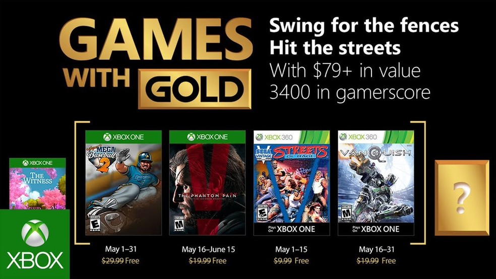 Metal Gear 5 e Streets of Rage são os jogos grátis da Xbox Live em