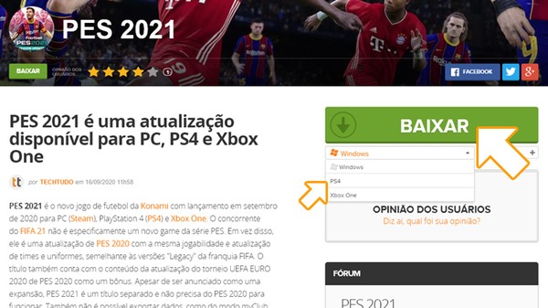 PES 2021 Lite: como baixar de graça no PS4, Xbox One e Steam