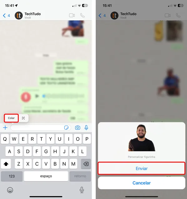 Crie suas próprias figurinhas no WhatsApp - Professor do iPhone