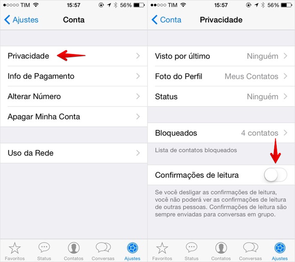 Tique duplo azul: como ler uma mensagem do WhatsApp no iPhone sem que os  outros saibam - Softonic