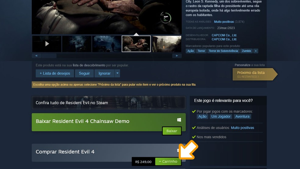 Resident Evil 4 Remake ganha demo gratuita para PC e consoles