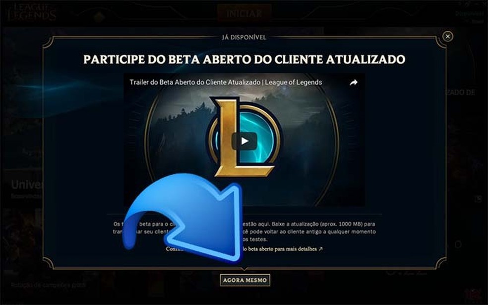 Como baixar e instalar o beta atualizado de League of Legends