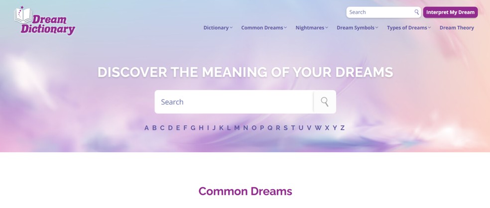  Reprodução/Dream Dictionary