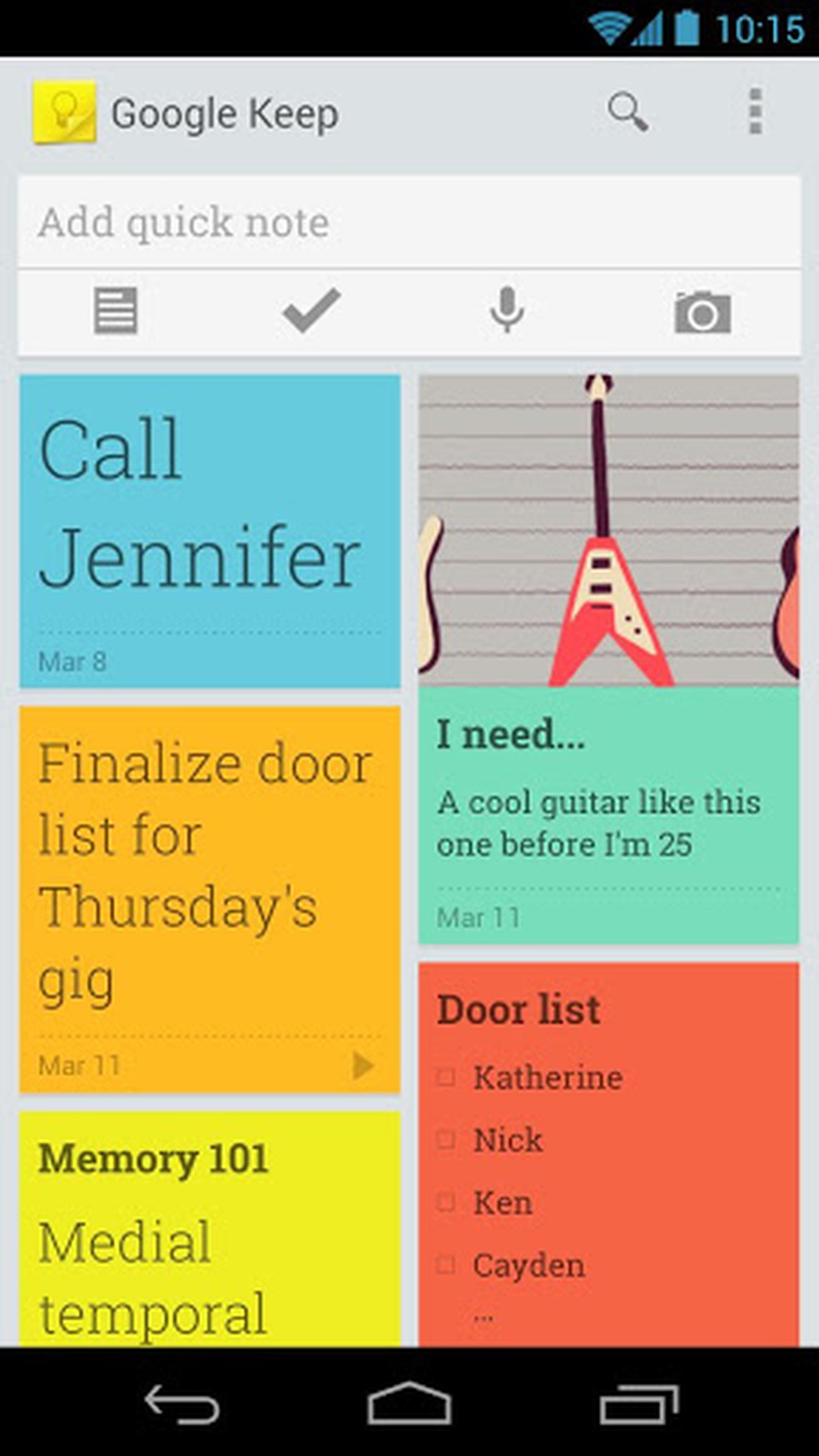 Google lança Keep app de anotações virtuais para desbancar Evernote