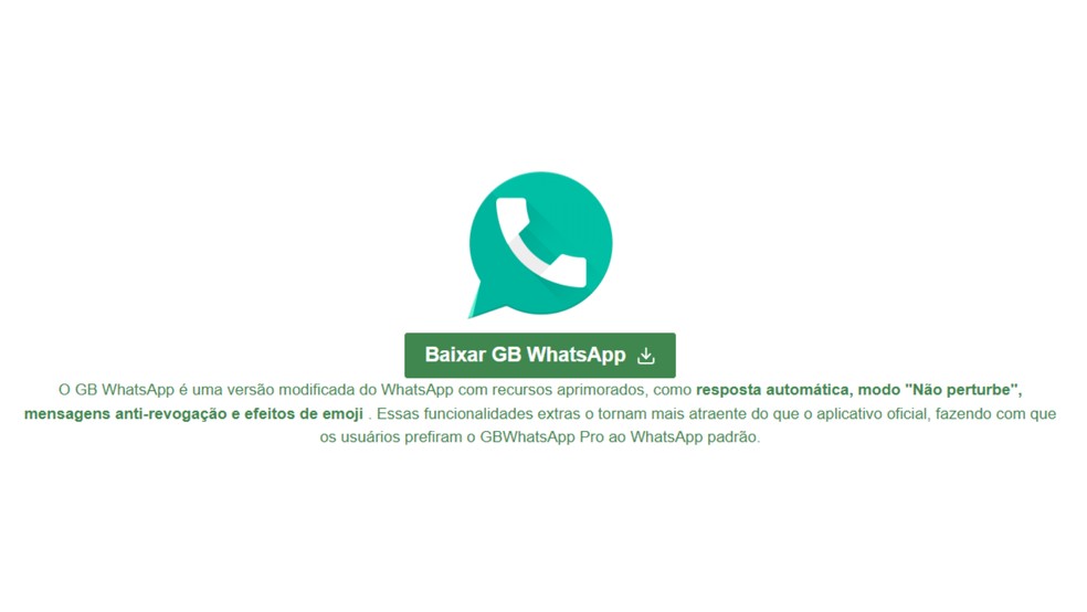  Reprodução/WhatsApp GB