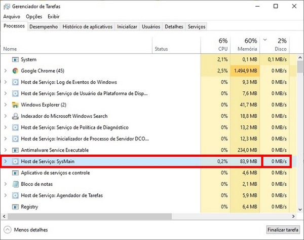 Disco 100%? Como resolver o problema no Windows 10