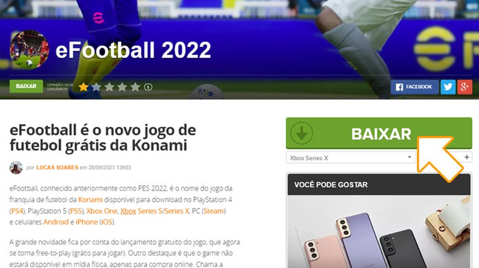 eFootball 2022: veja requisitos e como baixar no PC, PlayStation e Xbox