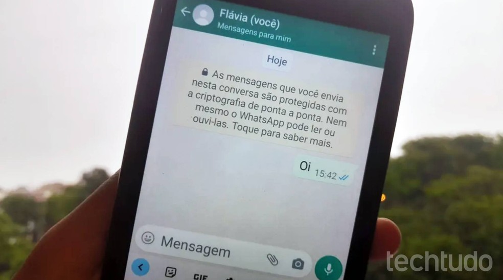 Enviar mensagens apenas cumprimentando e não explicar o motivo do contato é outro terror das redes sociais — Foto: Flávia Fernandes/TechTudo