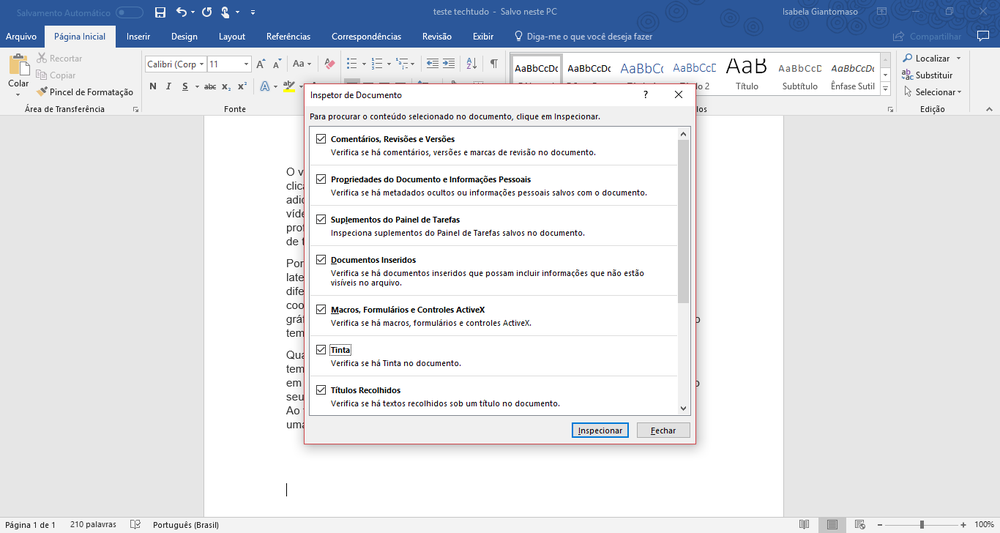 Qual A Função Do Documento Em Edição No Word