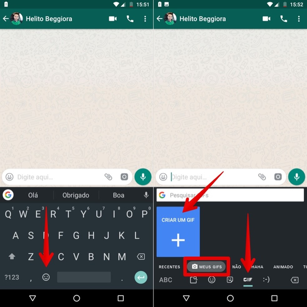 Como fazer GIF no WhatsApp de forma fácil pelo Android e iPhone