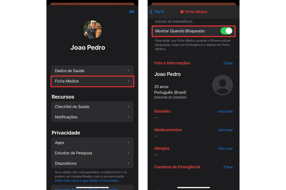  Reprodução/João Pedro Lima