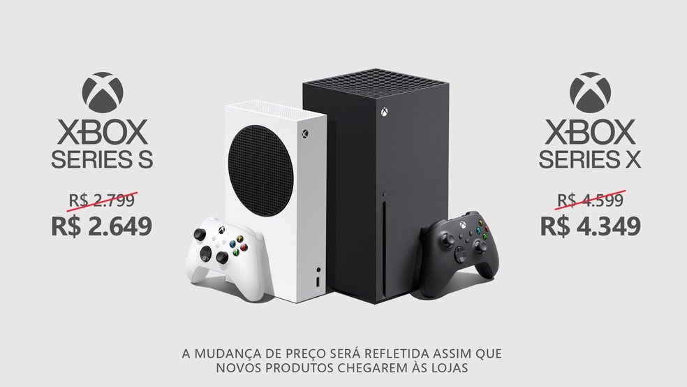 Xbox Series X e Series S têm preço reduzido no Brasil e ficam mais baratos