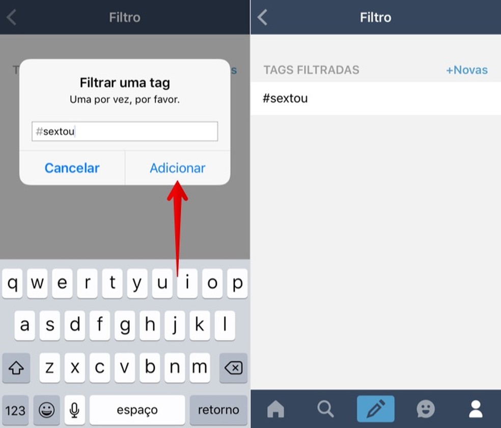Como bloquear ou filtrar tag no Tumblr