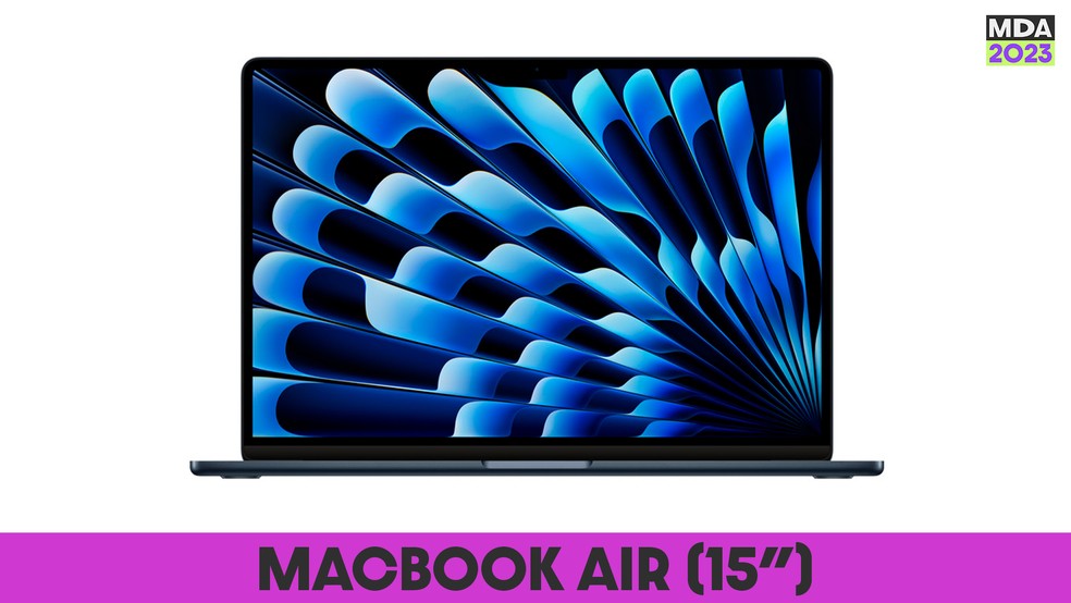 MacBook Air M2 com 15 polegadas foi lançado em junho — Foto: Divulgação/Apple