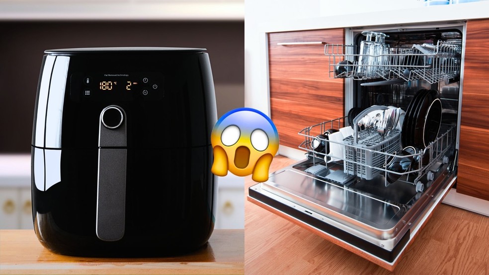 Air fryer na lava-louças? Descubra se é possível limpar o eletrodoméstico na máquina — Foto: Arte/TechTudo