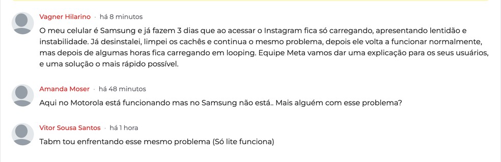  Reprodução/Downdetector