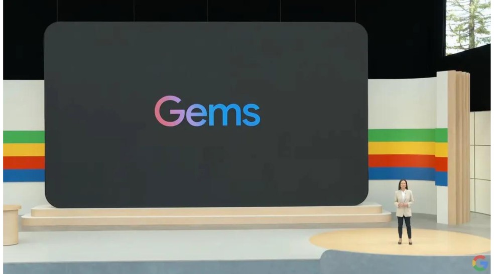 Gems, chatbots personalizados, foram lançados primeiro para assinantes do Gemini Advanced — Foto: Reprodução/Google