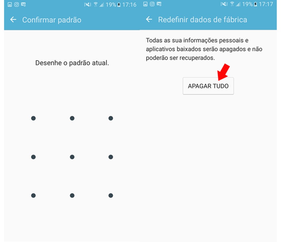 Como resetar o Galaxy J5 Metal e restaurar as configurações de fábrica