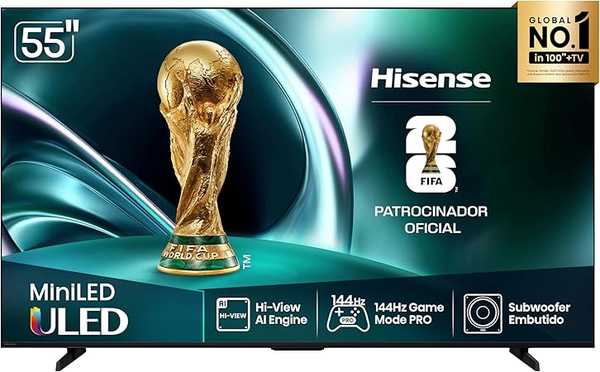 Hisense Smart TV 4K 55" Polegadas 55U7QG