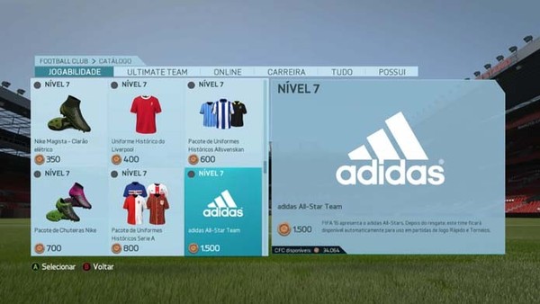 Como desbloquear e jogar com os times especiais presentes em Fifa 16