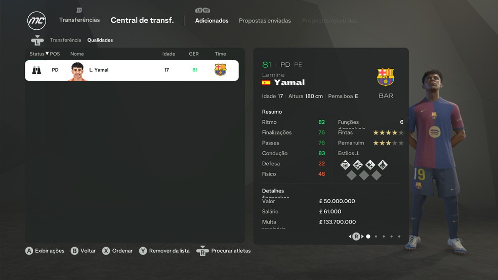 Modo Carreira do EA FC 25: veja melhores promessas, times, táticas e mais