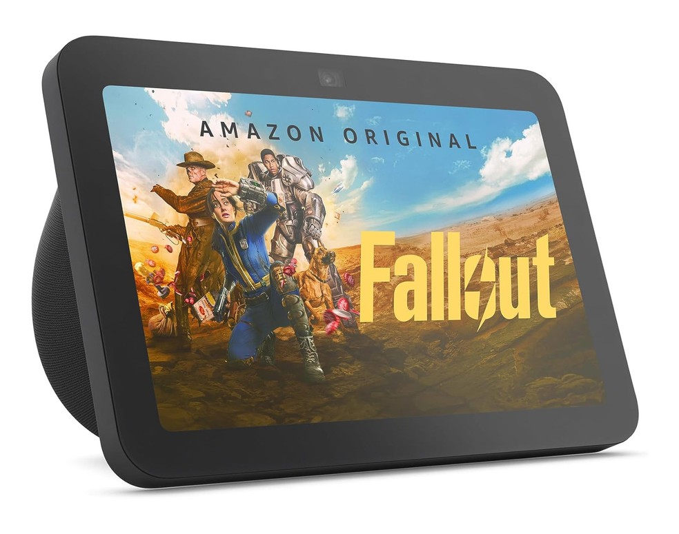 Echo Show 8 (3ª geração) tem visual diferente em relação ao modelo anterior — Foto: Divulgação/Amazon