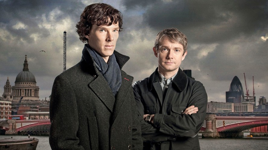 A série Sherlock é uma das produções gratuitas disponíveis no Mercado Play