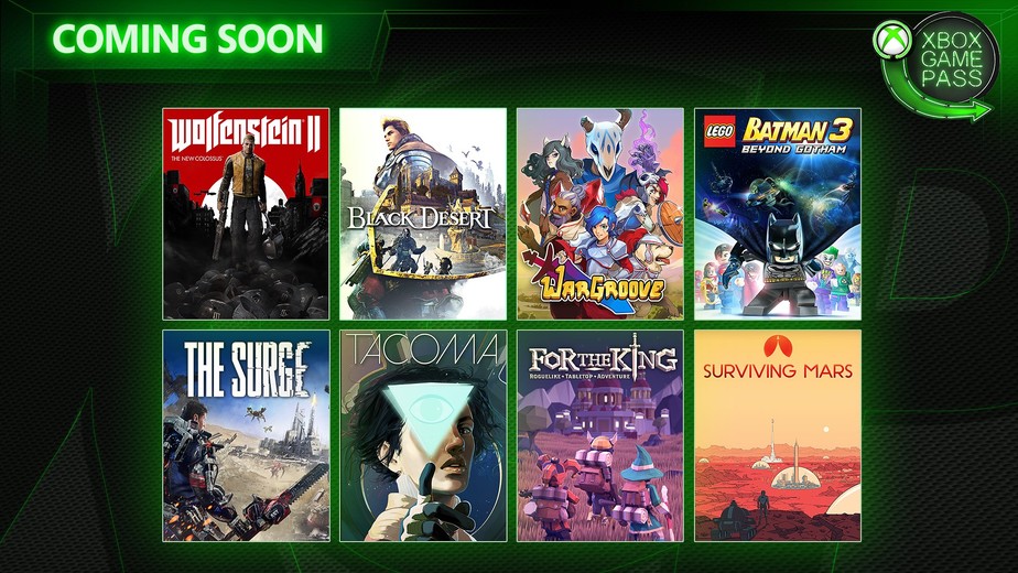 Novos Jogos no Xbox Game Pass!