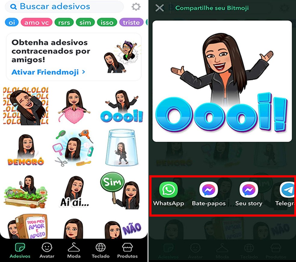 Como criar Memoji no Android com o app Bitmoji