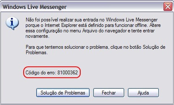 Aprenda a corrigir os erros mais comuns do MSN
